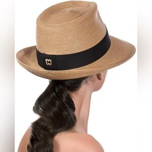 Eric javits Squishee Classic Fedora Sombrero size small UPF 50+ UV protection